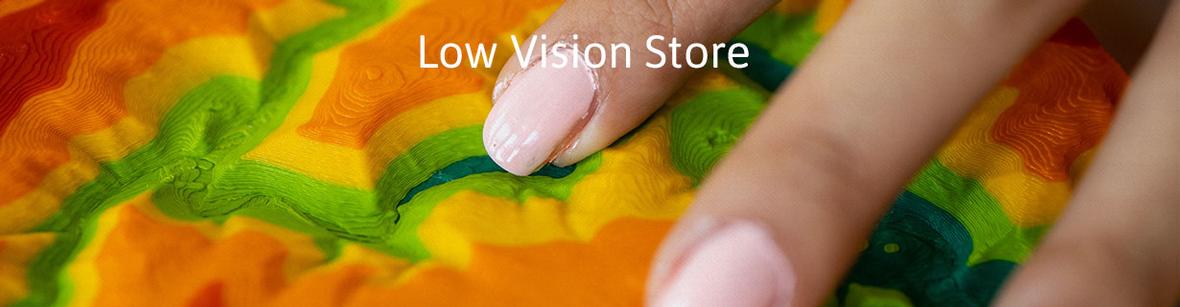 Banner for the Low Vision Store at mary Bryant Home